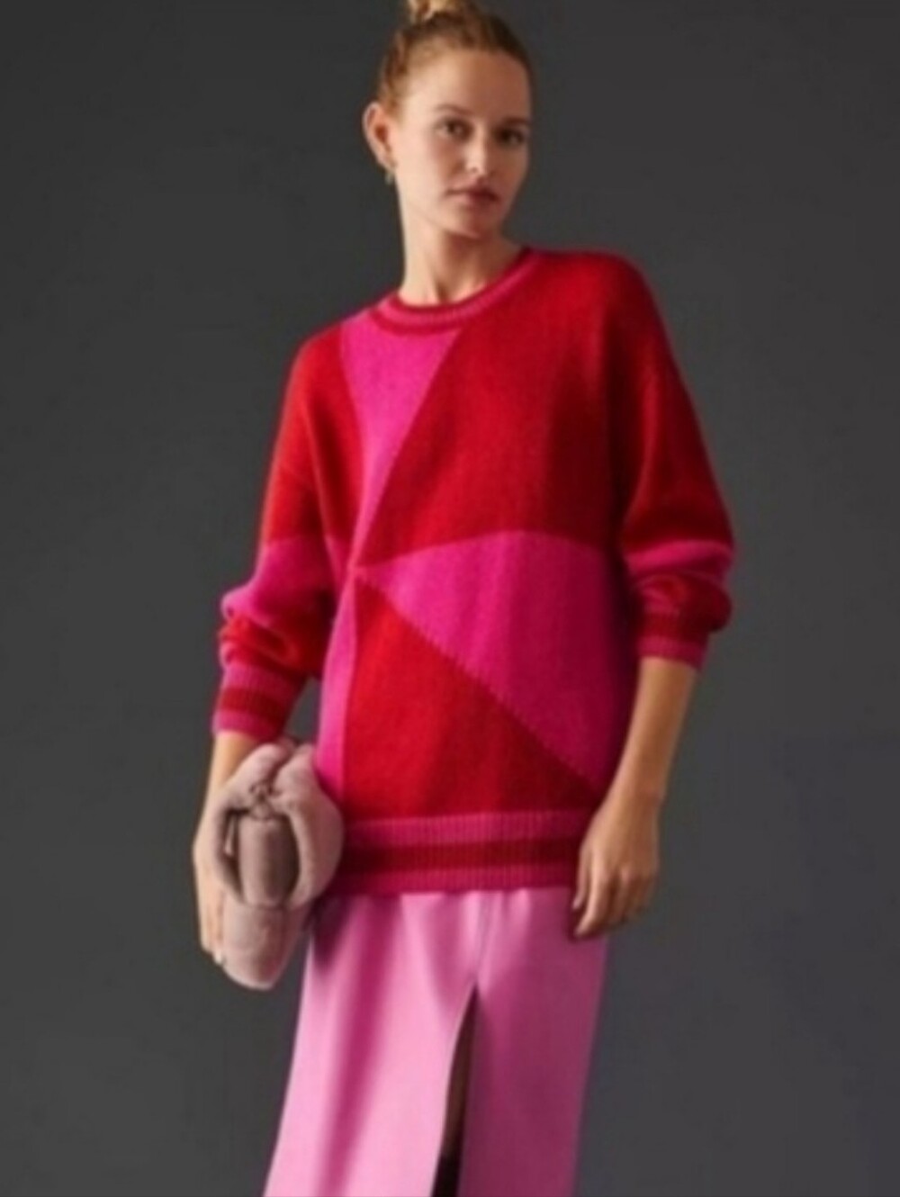 NWOT MOTHER The Easy Drop Jumper Alpaca And Wool Crewneck Sweater